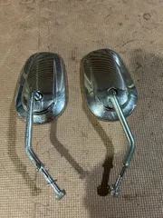 ハーレー FXR 純正 ミラー エボ Yahoo!オークション - ハーレー 純正 串刺し ミラー イーグル