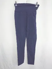 ◇ Θ ◎●未使用● aimoha ウエストゴム ストレートパンツ サイズS ネイビー レディース メンズ E  【1409240069508】