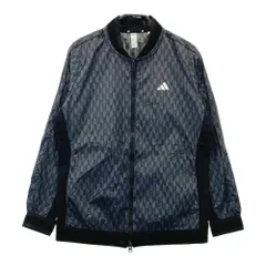 サイズ：L ADIDAS GOLF アディダスゴルフ 2023年 IN6583 長袖 ジップジャケット 総柄 グレー系 [240101228589] ゴルフウェア レディース ストスト