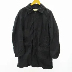 トゥモローランド TOMORROWLAND TINTO GARMENT DYED ステンカラーコート ナイロンジャケット ロング 紺 ネイビー S 1217のサムネイル