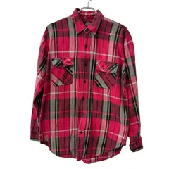 Dickies 長袖シャツ L ピンク ディッキーズ チェックシャツ ポケット トップス 古着卸 アメリカ仕入 a708-5133のサムネイル
