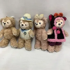 ディズニーシー　ダッフィー　シェリーメイ　ぬいぐるみバッジ　4個　まとめ売り　C838