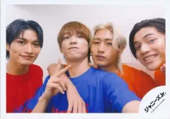 【中古】生写真(ジャニーズ) HiHi Jets・美 少年・Aぇ! group/猪狩蒼弥・岩崎大昇・那須雄登・福本大晴/横型・バストアップ/「ALL Johnnys’ Jr. 2023 わっしょいCAMP! in Dome」セルフィー/公式生写真