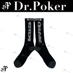 【新品】 Chrome Hearts ダガー ソックス 靴下 ブラック × ホワイト