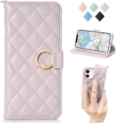MAGICASE For iPhone 12 mini ケース 手帳型 おしゃれ iPhone12 mini 手帳型 ケース人気 女性 可愛い iphone12ミニ ケース 手帳型 レディース チェック柄 刺繍 ストラップ付き アイフォン12mini 携帯カバ