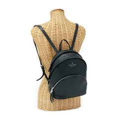 ケイトスペード Kate Spade ミニ リュック レザー WKRU6519 バックパック バッグ かばん レディース ブラック 中古 mbe30029