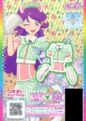 【中古】プリパラ AM-245[R]：にゃんにゃんにゃ～すグリーントップス
