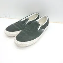 ◇ VANS ヴァンズ V98CF スリッポン サイズ23 ブラック ホワイト レディース E  【1408060039265】