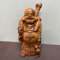 641箱13)アンティークな陶器製 笑顔の福の神 - メルカリ