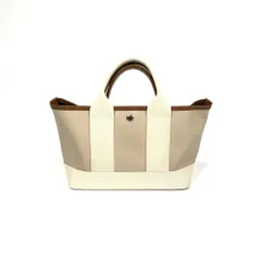 BREATH　TOPKAPI　ブレス　トプカピ　スコッチグレイン　ネオレザー　トートバッグ　ハンドバッグ　ベージュ