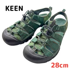 KEEN ニューポートH2 グリーン US10／28cm メンズ サンダル アウトドア キャンプ 川遊び カーキ