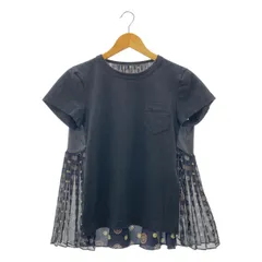 【美品】sacai サカイ プリーツ シャツ sacai サカイ 24SS Cotton Poplin Shirt コットンポプリンバック