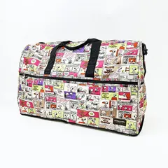 スヌーピー コミックカラー 折りたたみボストンバッグ(L) トラベル SNOOPY