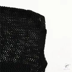 サマーニット レディース 半袖 トップス メッシュ編み プルオーバー 肌見せ ニットトップス ニット ドルマン カットソー 夏 透かし編み レイヤード 6k0k135