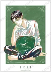 【中古】ポスター A3マット加工ポスター 描き下ろし リラックスver. Ani-Art リヴァイ 「進撃の巨人」