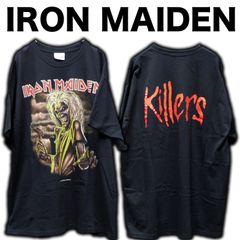 00s IRON MAIDEN Killers オフィシャルTシャツ XLサイズ ネイビー アイアンメイデン バンドT ロックT ヘビメタ コピーライト入り