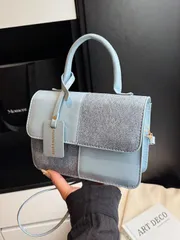 バッグ レディース ハンドバッグ 新作 スタイリッシュ シンプル チェック パッチワーク ショルダーバッグ クロスボディトートバッグ レディース デイリー 仕事 カジュアル 通勤 フェスティバルギフト