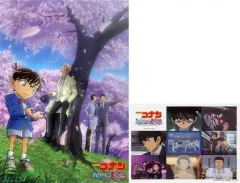 【中古】ポスター A3クリアポスター＆B5サイズステッカーセット 集合 「Blu-ray 劇場版 名探偵コナン ハロウィンの花嫁 豪華盤 アニメイト限定セット」 同梱特典