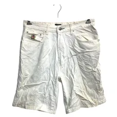TOMMY HILFIGER デニムショートパンツ W33 トミーヒルフィガー ホワイト コットン 古着卸 アメリカ仕入 2502-1012