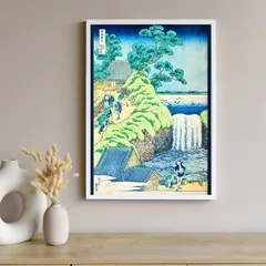 六通柄袋帯葛飾北斎富獄三十六景三嶋越金銀糸 六通柄袋帯葛飾北斎富獄三十六景三嶋越金銀糸