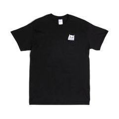 RIPNDIP Tシャツ L LORD NERMAPHOBE POCKET TEE ロード ナーマフォーブ ポケット ブラック　リップンディップ