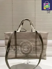 【今日特価】Chanel Denim Shopper Bag ～デニム ショッパー 抹茶グリーン～-WTO輸入2