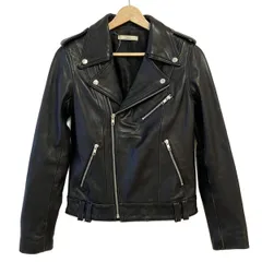 アングリッド　レザージャケット Sサイズ 新品未使用品 アングリッド Ungrid フェイクレザーブルゾン （ブラック