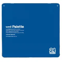 三菱鉛筆 ユニパレット 色鉛筆 24色セット 880 青994 K88024CPLT.33 （1点）