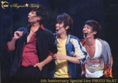 [중고]생사진(남성) No.67:BOYS AND MEN/집합(3명)/가로형·라이브 포토/[5th Anniversary Special Live]보이멘☆패밀리 한정 랜덤 생사진
