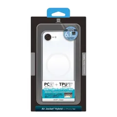 【 新品 未開封 】   パワーサポート iPhone 16e ケース Air Jacket Hybrid クリア PLSE-31 未使用 送料無料のサムネイル