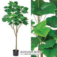 MAGIQ東京堂 大きなハート型の葉が特徴的なウンベラータ（フェイク