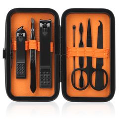 新品 爪切ネイルケアセット旅行 グルーミングセット 爪の手入れ キットり ペディキュア キット 爪やすり 眉毛 ハサミ 毛抜き 耳かき多機能 ステンレス製 携帯便利 専用収納ケース付き爪切