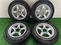 【管理番号 244-100】 アーバンスポーツNR 16×5.5J +25 PCD 139.7-5H DUNLOP WINTER MAXX SJ8+ スタッドレス175/80R16 ジムニー 等