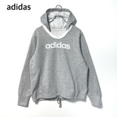 00s adidas センターロゴ プルオーバー スウェット フーディ XL 00s adidas センターロゴ プルオーバー スウェット フーディ XL