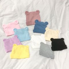 【即納】新品 赤ちゃんくま耳キャップ ボンネット 新生児韓国ベビー服子供服