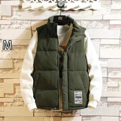 [M] メンズ ファッション 服 男性用 オシャレ シンプル 大人 かっこいい 大きいサイズ ストリート 紳士服 ベスト 秋冬 ダウン コットンベスト アウター 暖かい