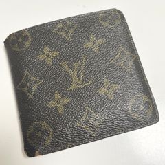 【送料無料】Louis Vuitton/ルイヴィトン/二つ折り財布/ウォレット/サイフ/モノグラム/ブラウン/中古品