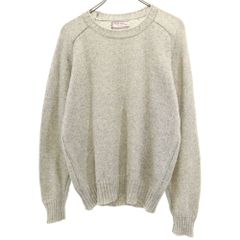 マクレガー 80s シェットランドウール ブレンド ヴィンテージ 長袖 セーター L グレー McGregor ニット メンズ