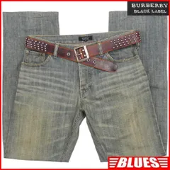 廃盤 バーバリーブラックレーベル デニム ジーンズ W32 メンズ HN1701