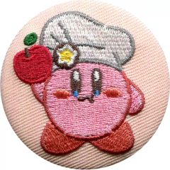 [중고] 배지·핀즈(캐릭터) 커비(사과) [별의 커비 커비 카페 제2장 자수 배지 컬렉션 2]