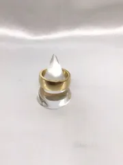 (C081811)K18 YG リング かまぼこ 約14号 指輪 18金 C081811)K18 YG リング かまぼこ 約14号 指輪 18金 C081811)K18