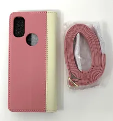 E874　Android one s9 ケース手帳型 高質PUレザー ストラップ