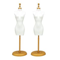[Limited Quantity] Doll Mannequin 1/6 Doll Female Figure Doll Torso Miniature Dress Form Black and White Giyomi 2-Piece Set (2 White Sets)