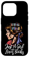 【人気商品】Pro 16 本が好きな女の子 iPhone スマホケース