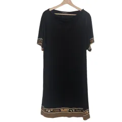 【LEONARD】レオナール カンカン素材 トリムカットソー バックファスナー サックドプロムナード レオパード柄 ヴィーガンレザー トート