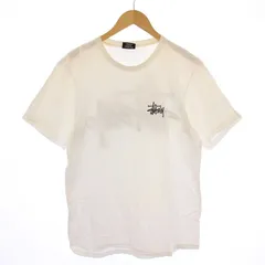 ステューシー STUSSY Tシャツ カットソー 半袖 クルーネック ロゴ プリント M 白 ホワイト /BM ■MTのサムネイル