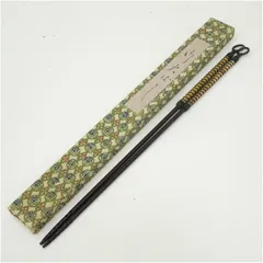 茶道具　銅製　火箸　時代箱　N 7635 茶道具 銅製 火箸 時代箱 N 7635