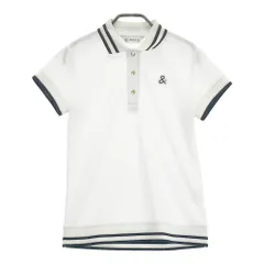 サイズ：M AND PER SE アンパスィ SAMPLE 半袖 ポロシャツ  ホワイト系 [240101221730]# ゴルフウェア レディース ストスト