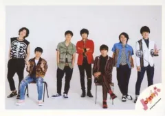 【中古】生写真(ジャニーズ) 関ジャニ∞/集合(7人)/横型・全身・衣装黒赤青白・渋谷、村上座り・センター錦戸、丸山・トレカサイズ/「ミニフォト」/『miniphoto』/公式生写真