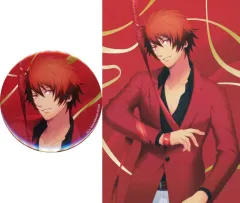 【中古】グッズセット 一十木音也 BIG缶バッジ＆ポストカードセット 「ブロッコリーオンラインくじ うたの☆プリンスさまっ♪ Color Ribbon Ver.」 D-1賞